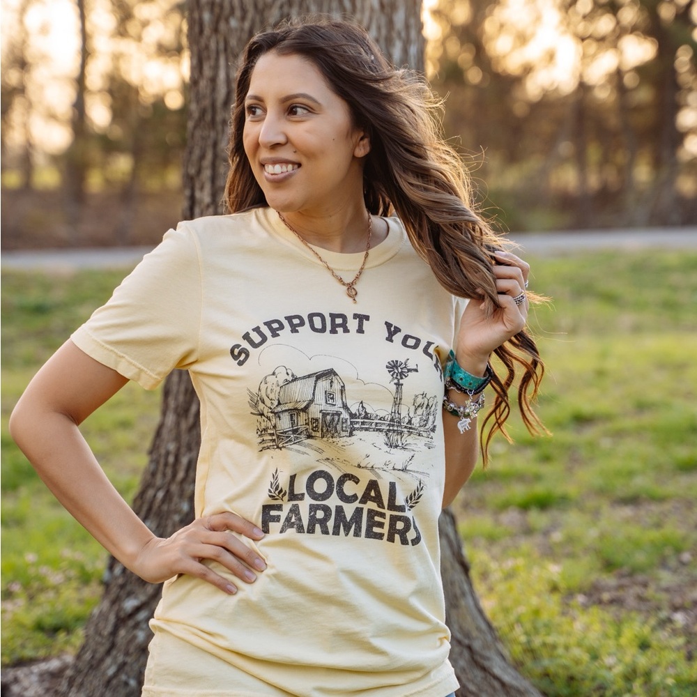 Support Your Local Farmers Graphic T-Shirt